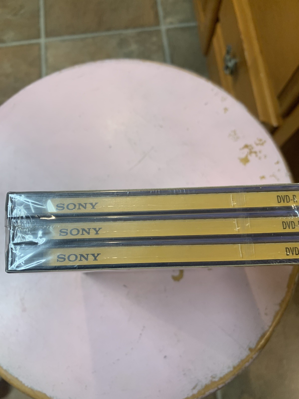 Sony DVD-R 4.7GB 120 Min Blank Recordable Discs 3-Pack Factory Sealed New NOS