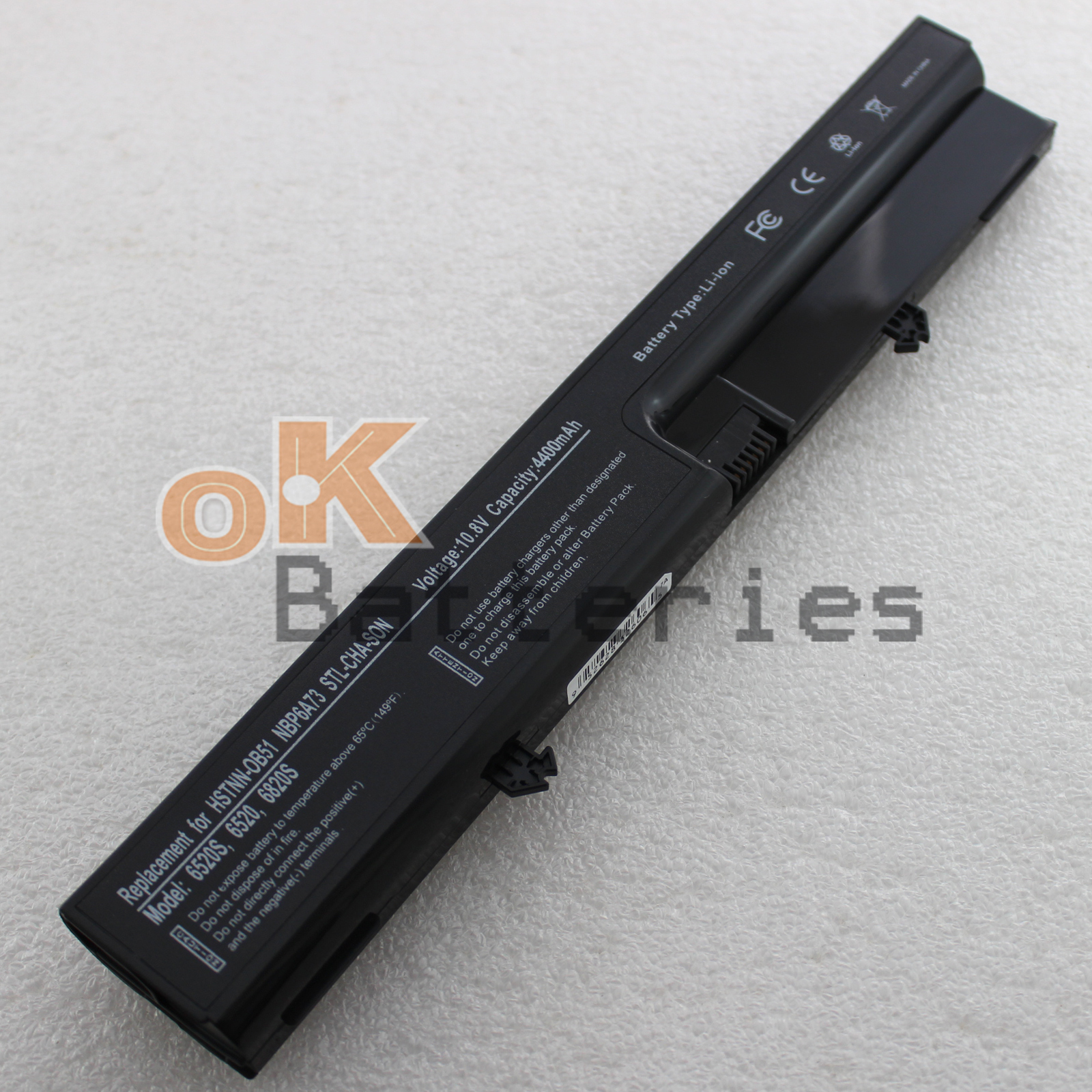 6Cell Battery for HP Compaq 6520s 6530s 6531s 6535s 510 511 515 516 HSTNN-DB51