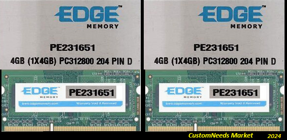 Edge 8GB (2x4GB) PC3-12800, DDR3-1600MHz) Memory Module (50% Shipping Cost)