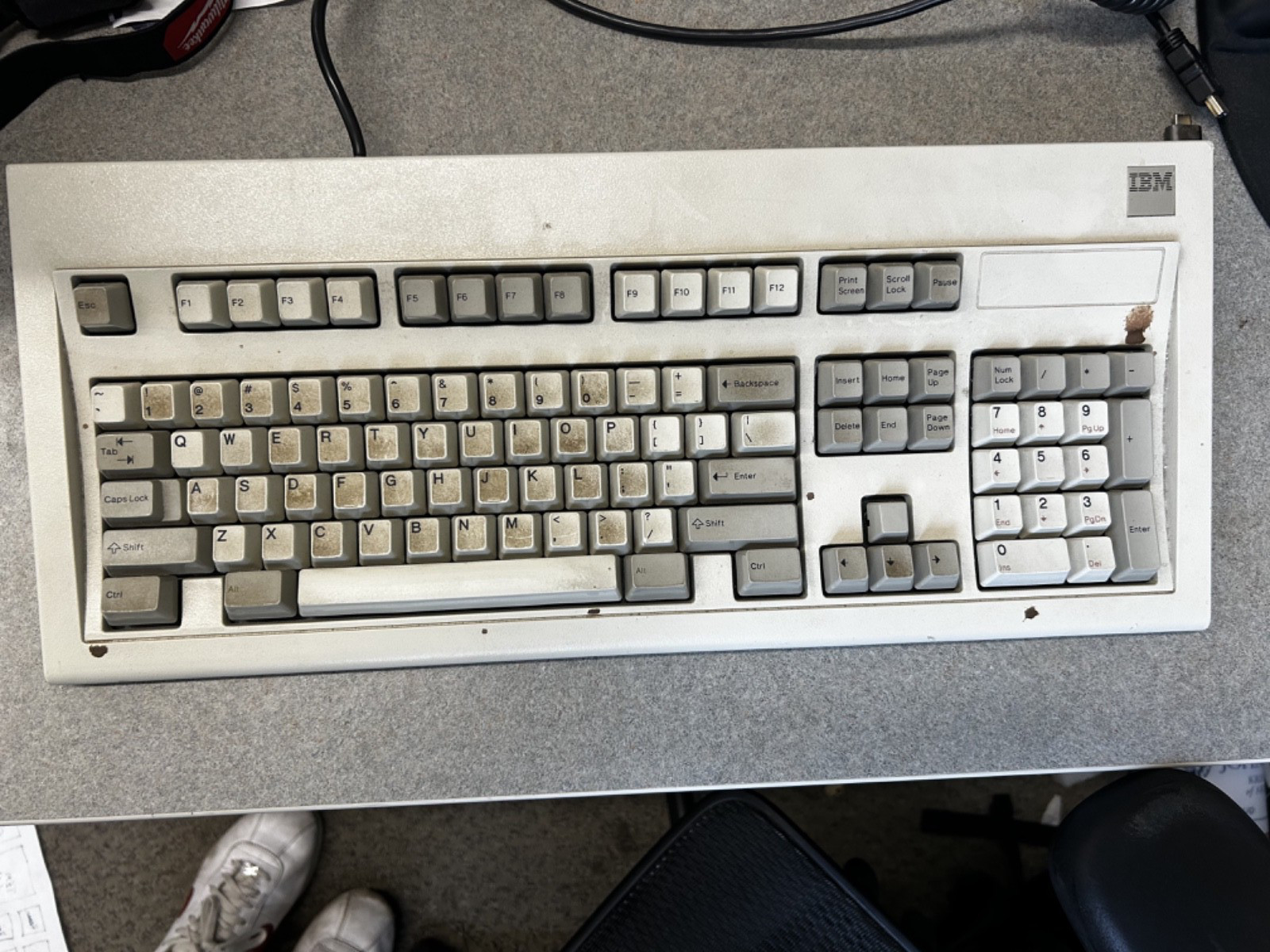 IBM Model M Clicky Keyboard Ps2 June 86. Untested but good condition