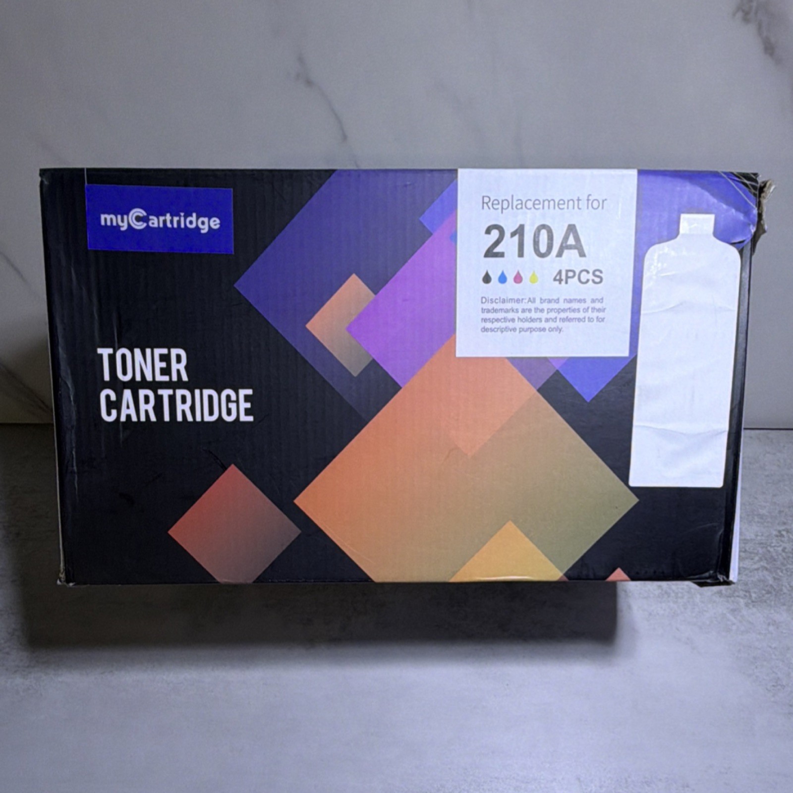 myCartridge Compatible Toner Set for HP 210A Laser Yellow Cyan Magenta Black