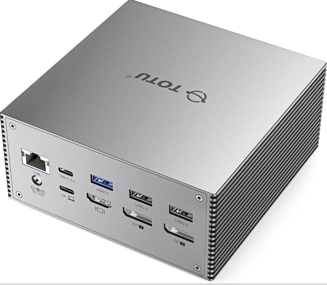 TOTU Upgraded Universal USB-C 4K Triple Display Docking Station