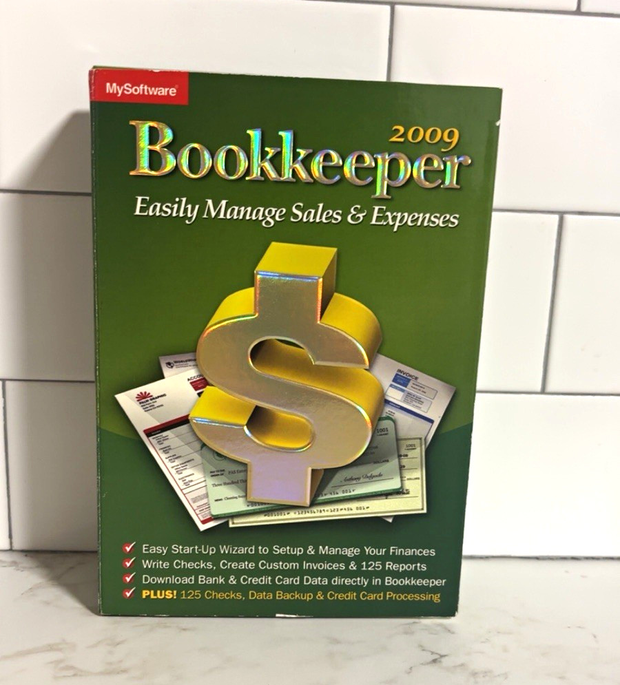 Avanquest Bookkeeper 2009 Accounting Software CD for Windows 2000/XP/Vista