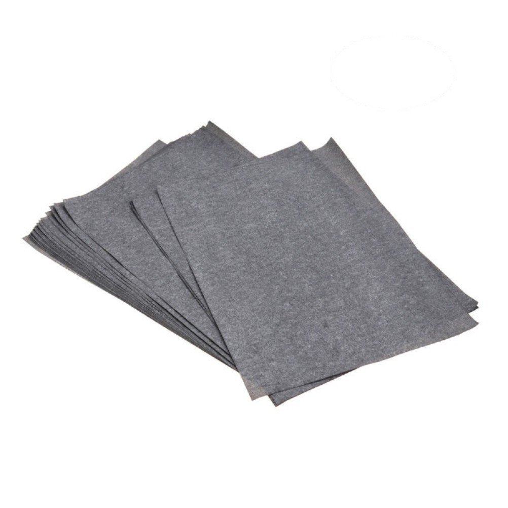 Durable Graphite Carbon Transfer Paper 25Sheets Grey for Writing and Crafts