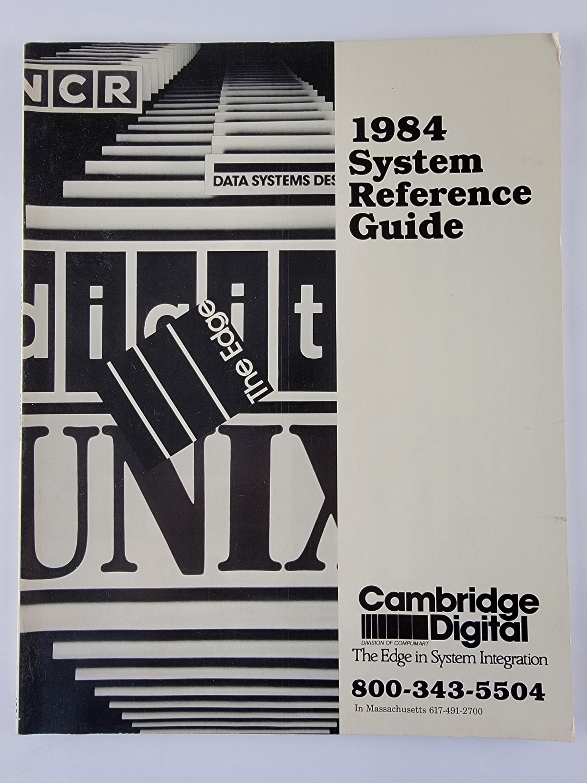 Vintage Cambridge Digital 1984 System Reference Guide Manual Computer Catalog