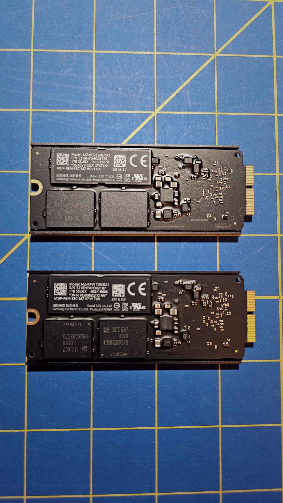 Apple OEM Genuine 1TB SSD w/ Heatsink Mac Pro A1481 Late 2013 SSUBX MZ-KPV1T0S