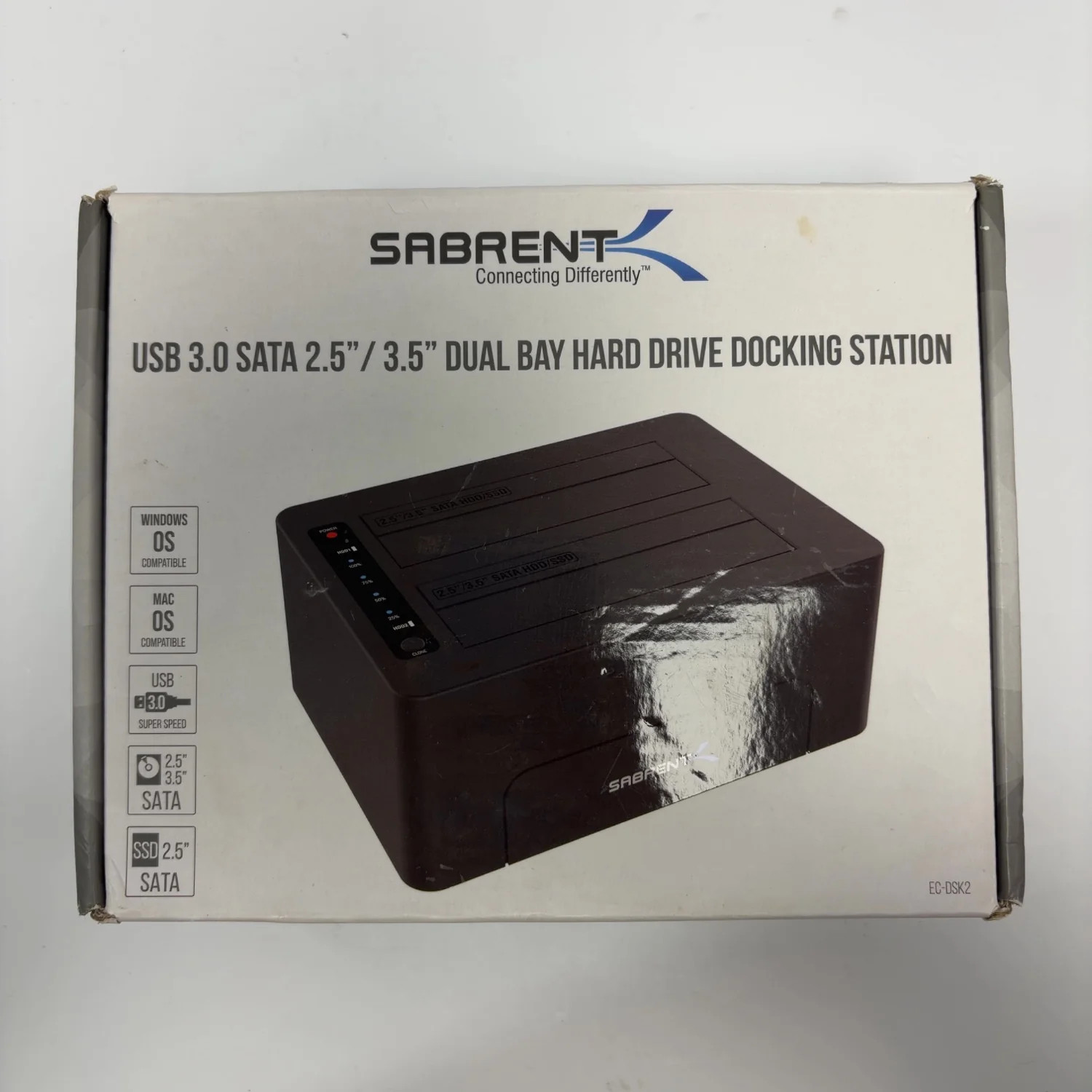 Sabrent EC-DSK2 Dual Bay Hard Drive Docking Station