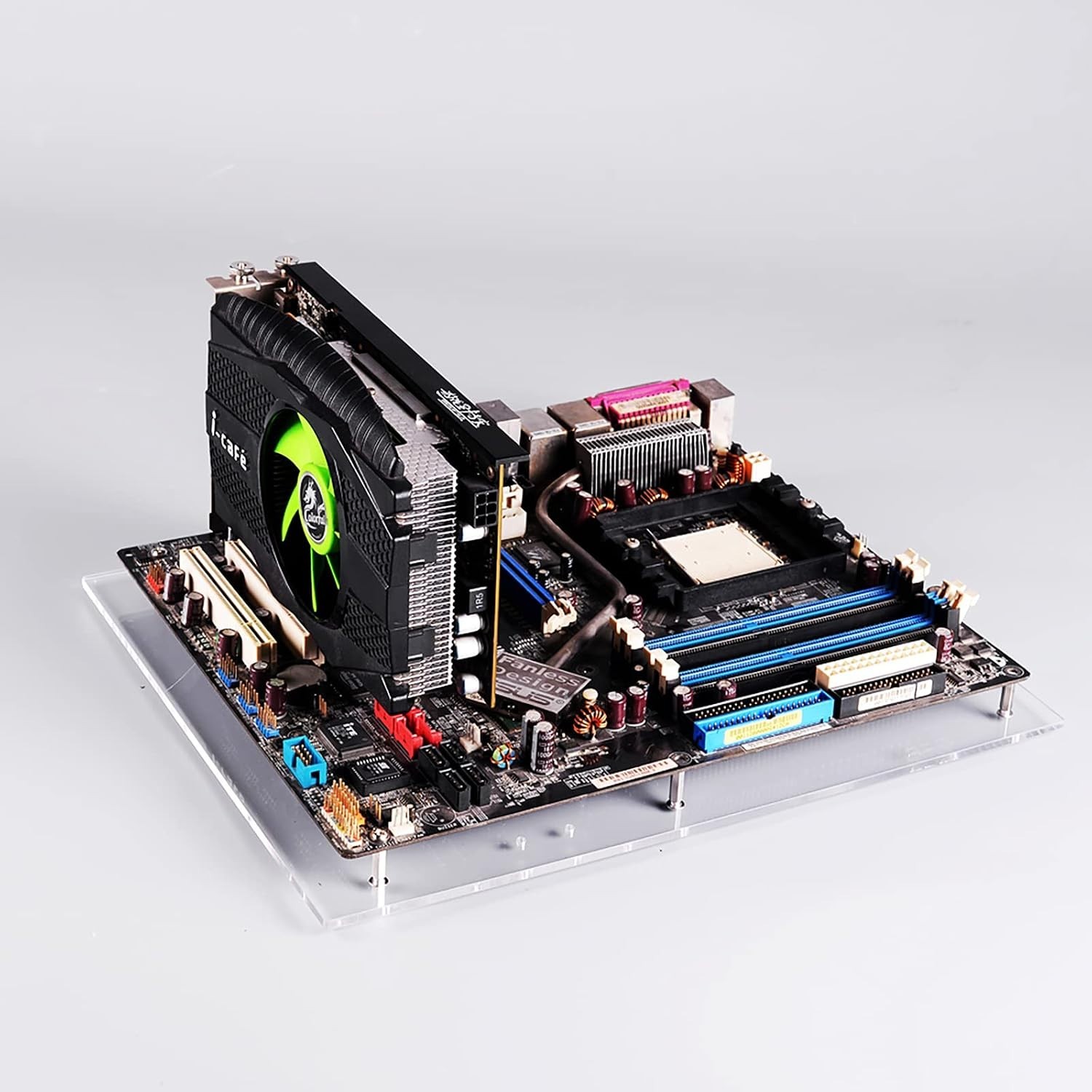 PC Open Frame  Bench Mini ITX Motherboard Overlock Computer Case DIY Mod Base...