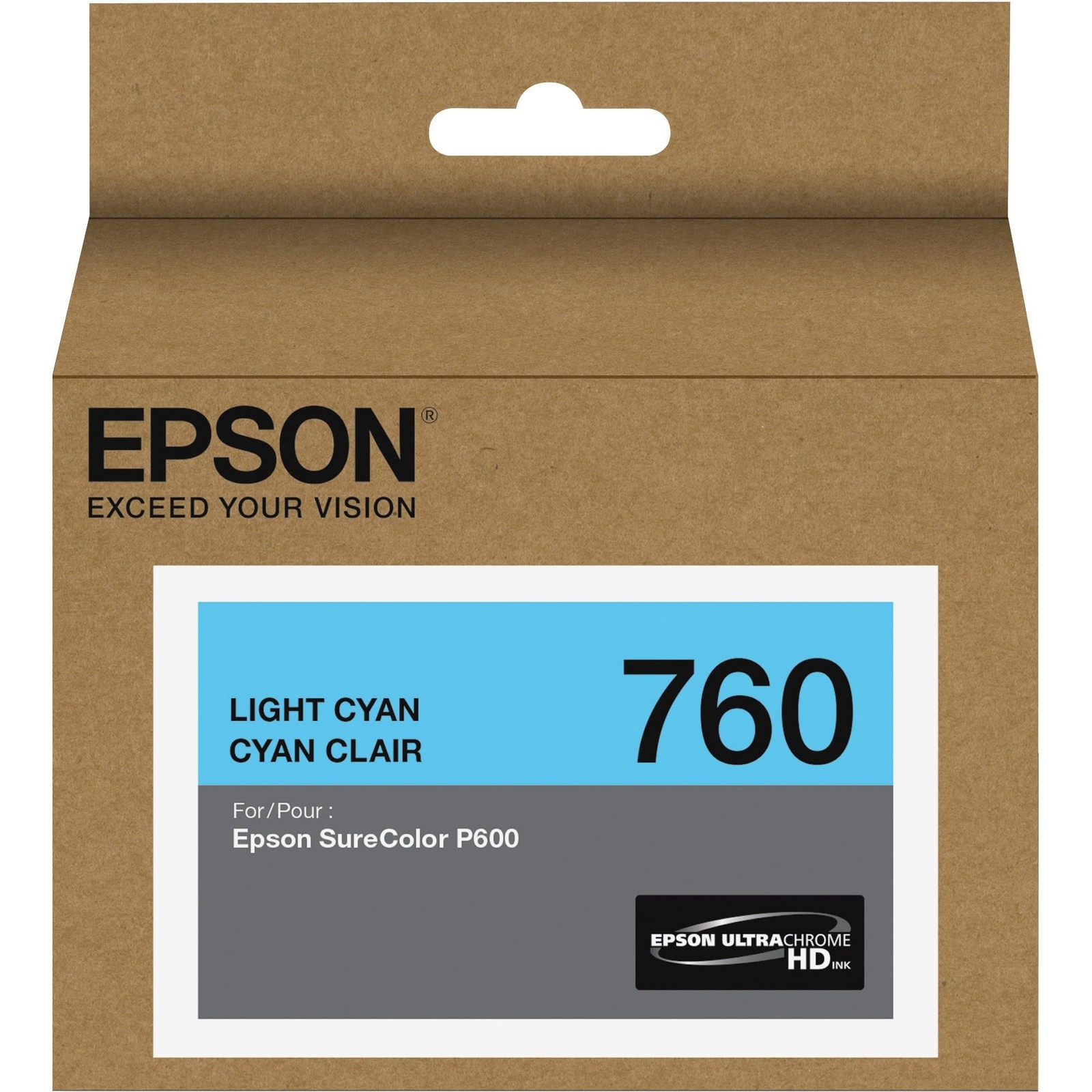 Epson UltraChrome HD Light Cyan Ink T760520 Inkjet Printer Ink 25.9ml Set