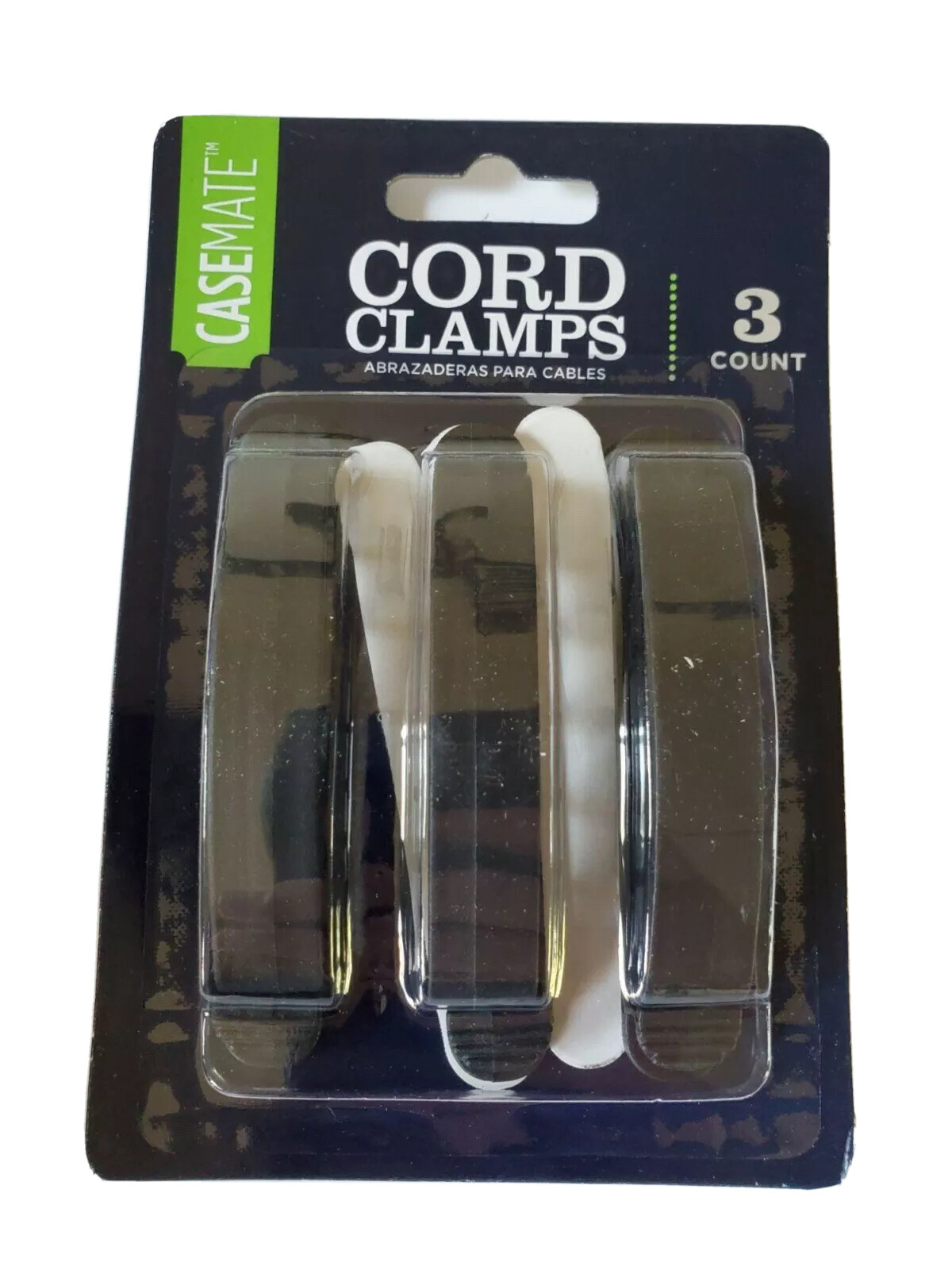 NEW Casemate Cord Organizer CLAMPS Set of  3 Clips Closed 3.5" L Can Be Fastened