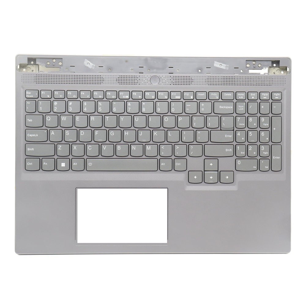 5CB1L60073 C-Cover Keyboard English Slate Grey Backlit Laptop Palmrest