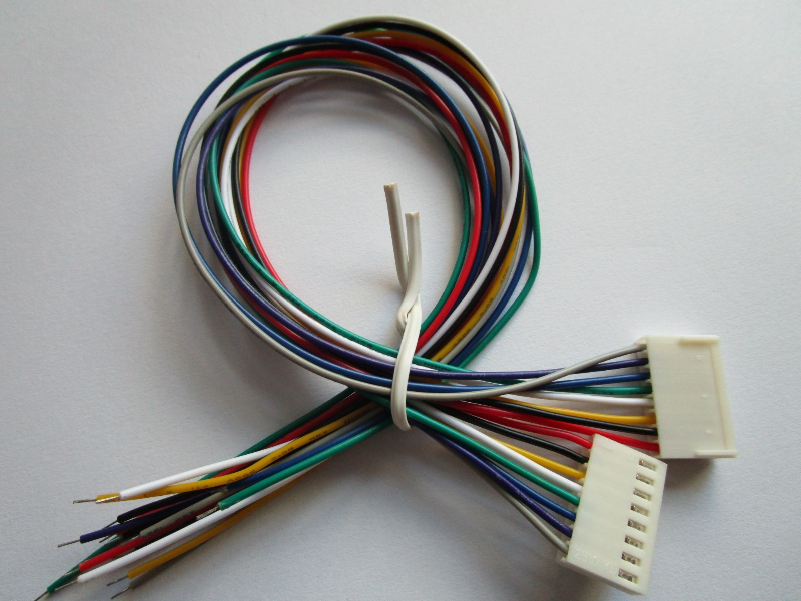 50 pcs 2510 2.54mm Pitch 8 Pin Female Connector with 26AWG 300mm 12" Leads Cable