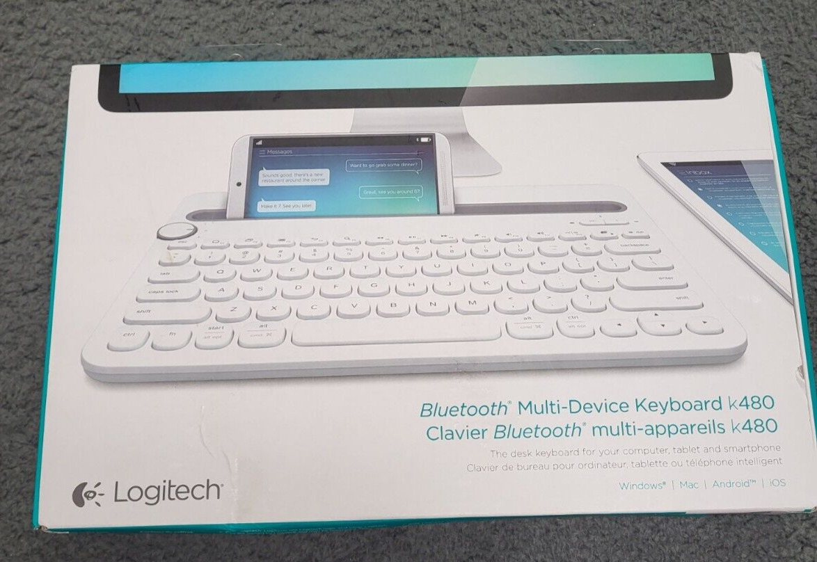 Logitech 920-006342 K480 Bluetooth Multi-Device Keyboard Black - BRAND NEW