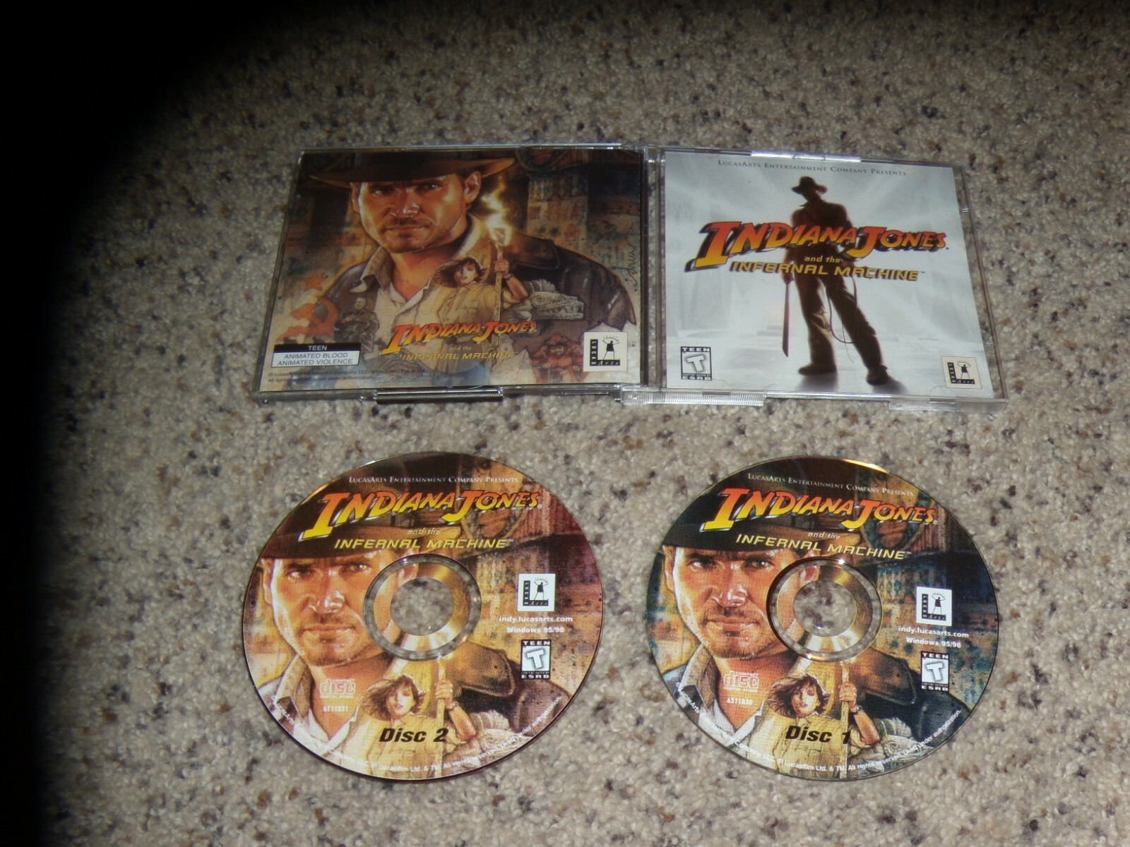 Indiana Jones and the Infernal Machine Near Mint PC Game