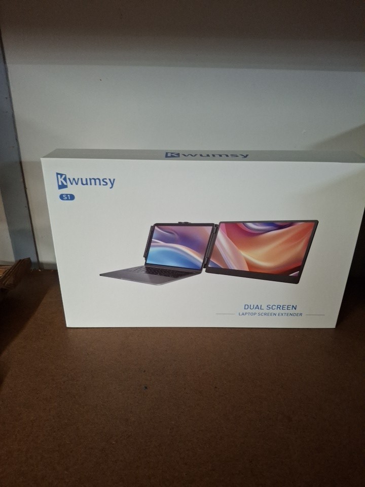 Kwumsy S1 14" Laptop Dual Screen Extender – Brand New In Box
