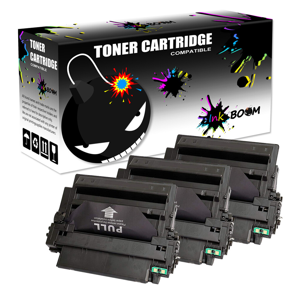 3 Black Toner Cartridges replace for HP Q6511X 11X LaserJet 2410 2410n Printer