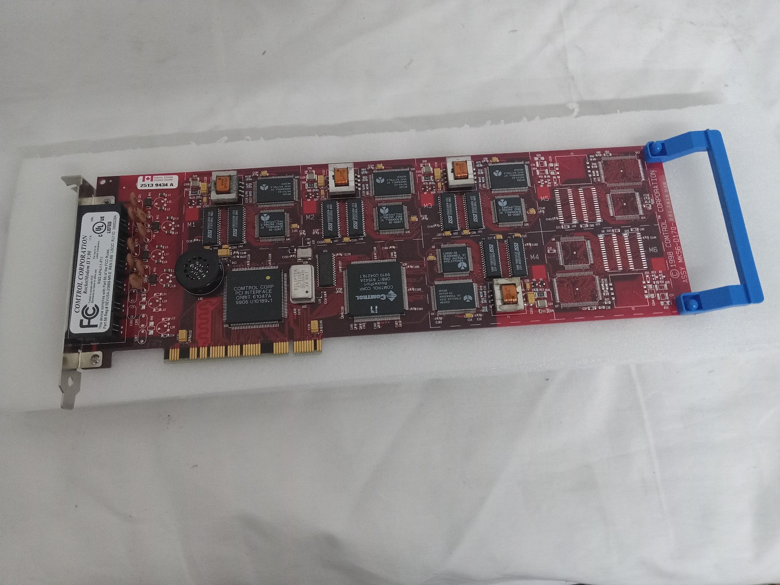 Comtrol 98100-8 RocketModem II V.90 4 Port PCI Adapter