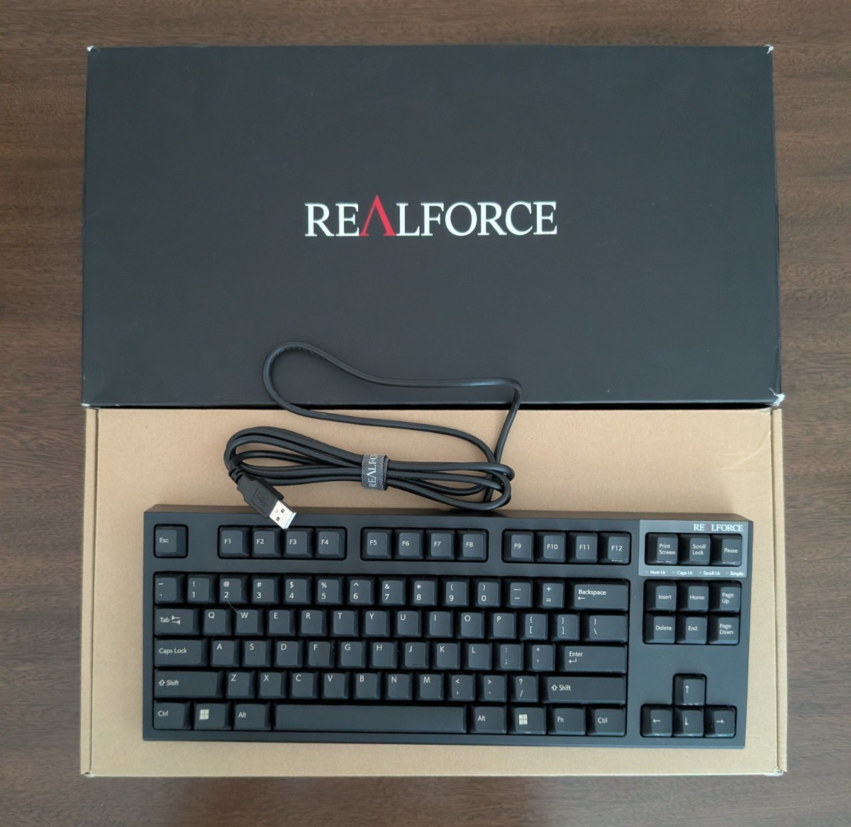Realforce Topre R3S - R3SD11 - Black - TKL Keyboard 45g - US Layout