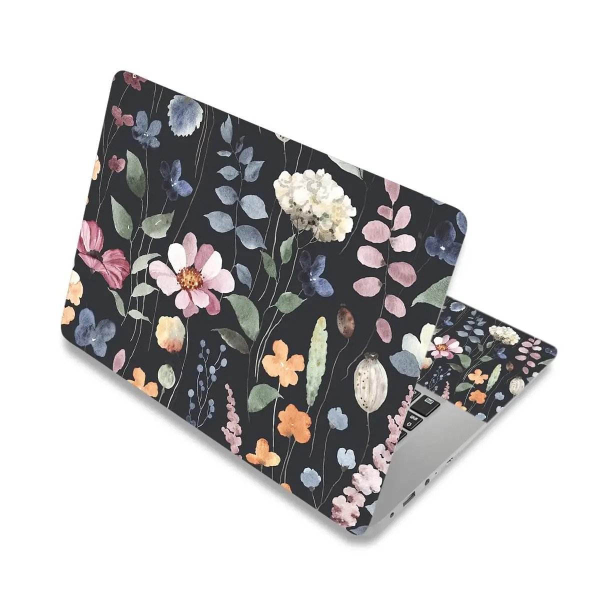2X Rose Gold Shimmer Leopard Laptop Decal Removable PVC Skin