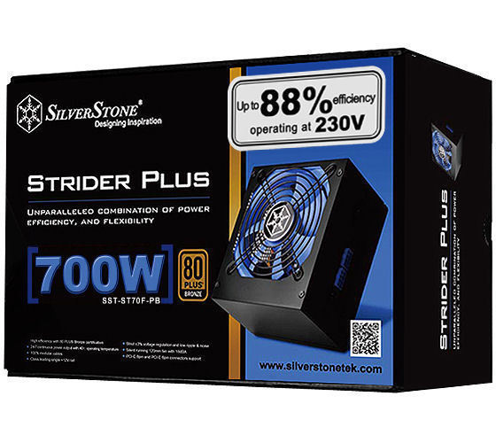 Silverstone 700Watt 80PLUS Bronze Modular Cable ATX Power Supply (ST70F-PB)