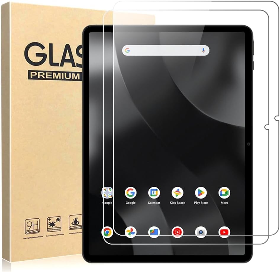2 Pack Tempered Glass Screen Protector for Surf Onn 11 Tablet Pro 2024 9H HD