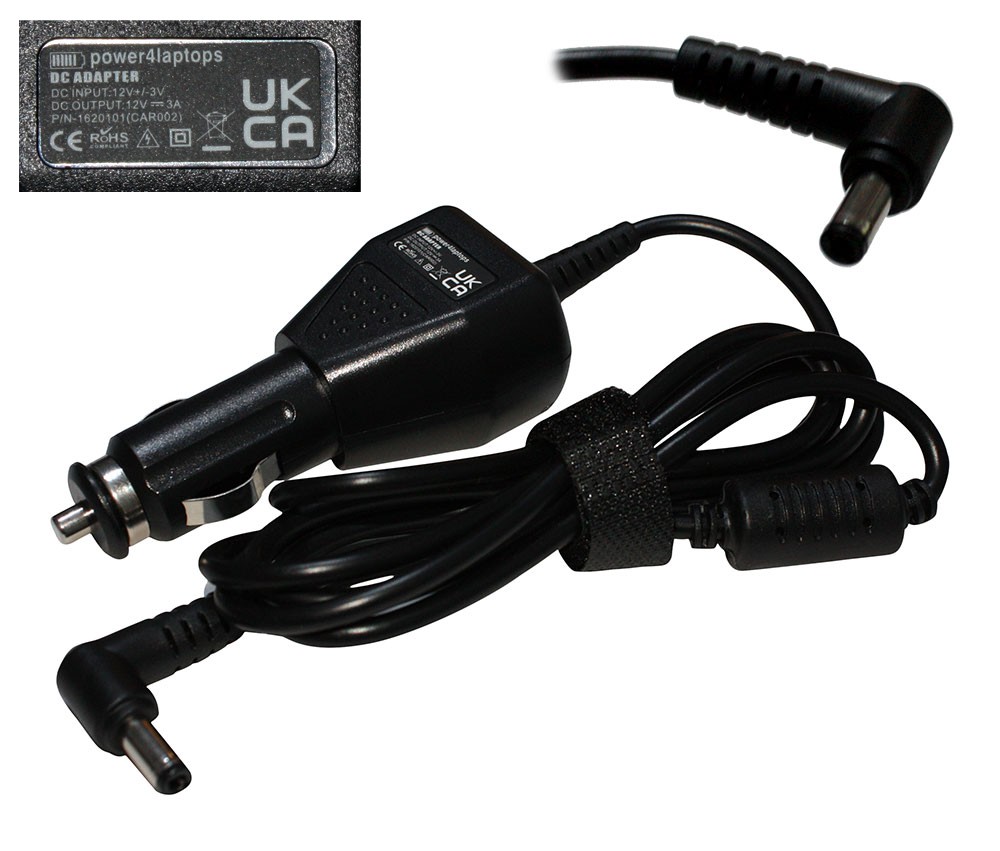 Yellyouth YY-142A Compatible Laptop Power DC Adapter Car Charger