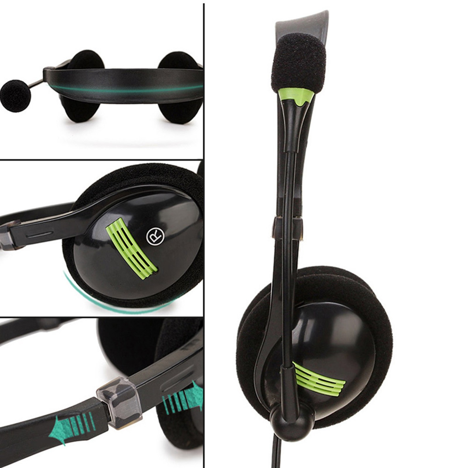 SY440MV 3.5mm Gaming Headset Head-mounted For Laptop Computer PC Earphone With