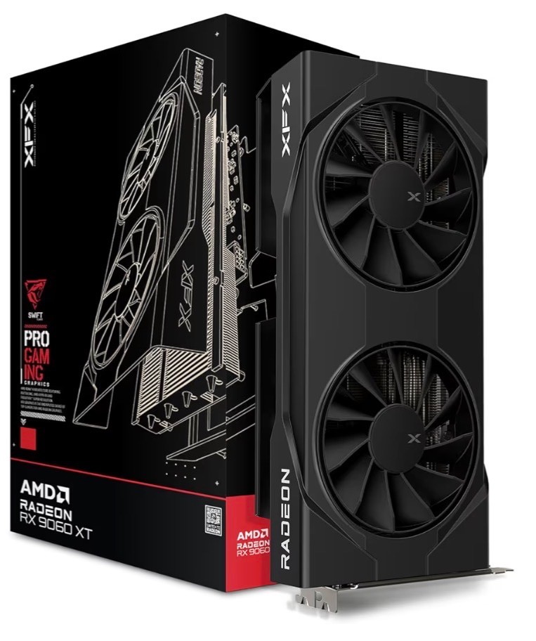 Swift AMD Radeon RX 9060 XT OC Gaming Edition with 8GB GDDR6 HDMI 2xDP, AMD RDN