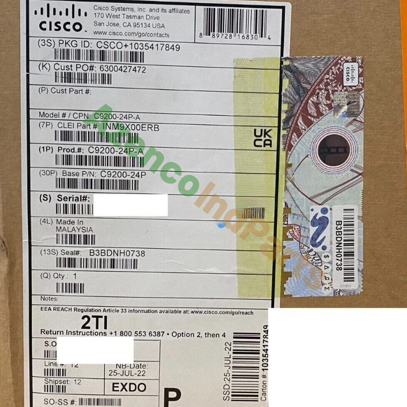 1PCS New Cisco C9200-24P-A Catalyst 9200 Series Switch Fast Delivery