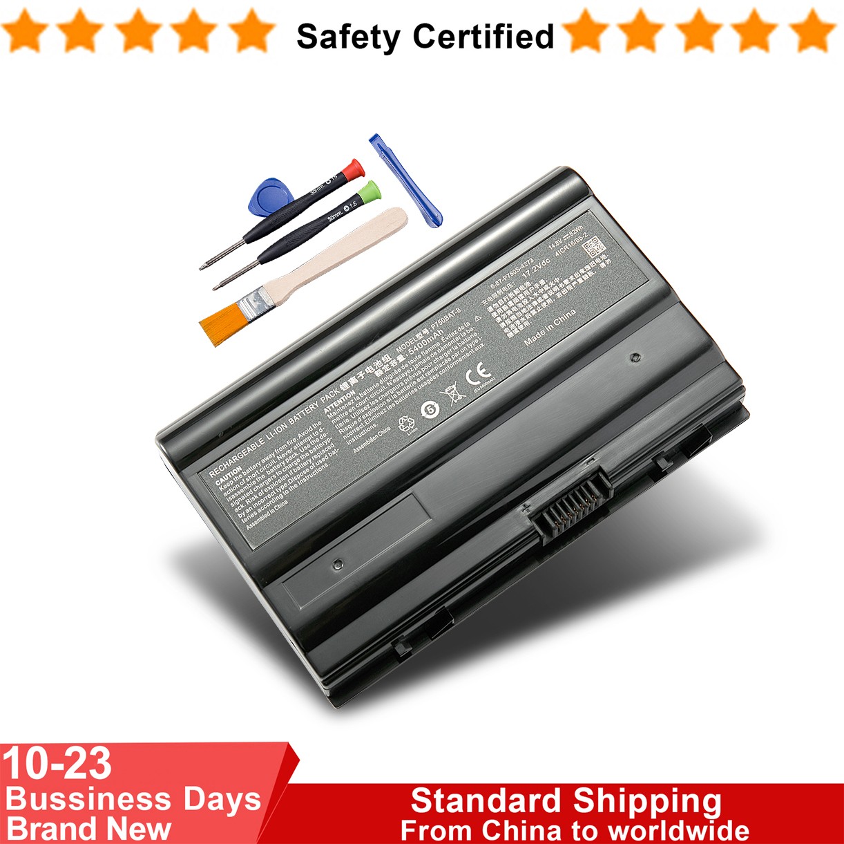 P750BAT-8 Battery For Clevo P750ZM P771ZM NP9752 Terrans Force X599 X799 ZX7 ZX8