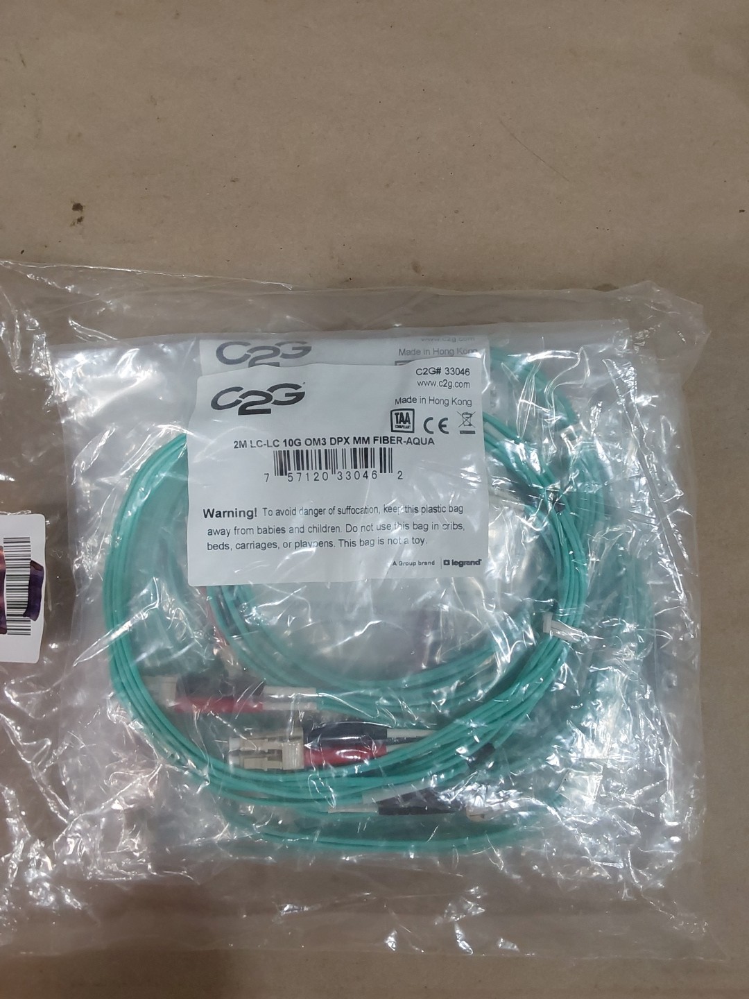 NEW Legrand VS 2M LC LC OM4 DPX PVC (LOT OF 10)....V16