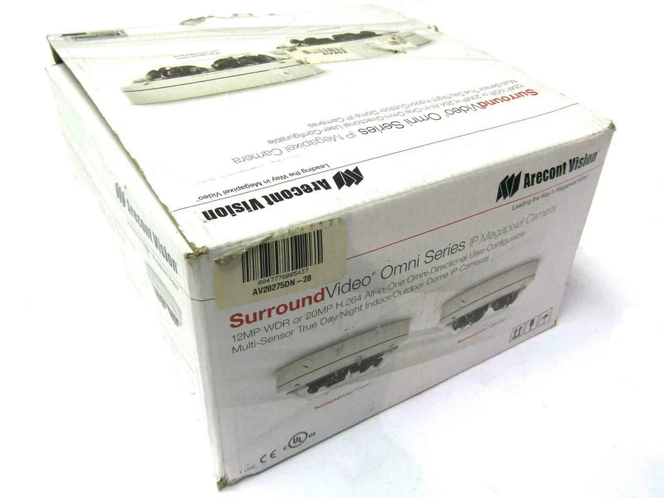 New Arecont Vision AV20275DN-28 20MP Outdoor Multi-sensor Dome TDN IP