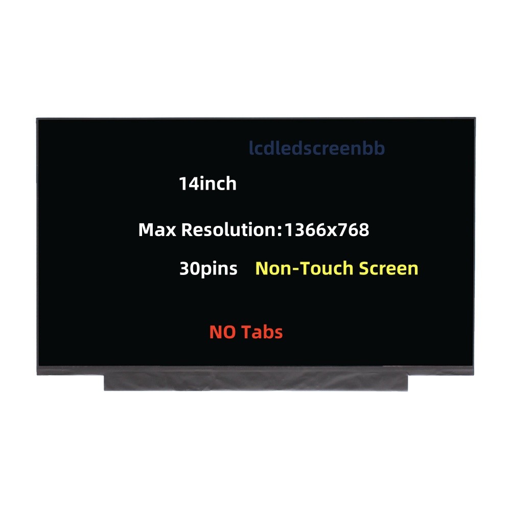 For HP 14-EP2012WM Screen Replacement 30 Pins HD LCD Display