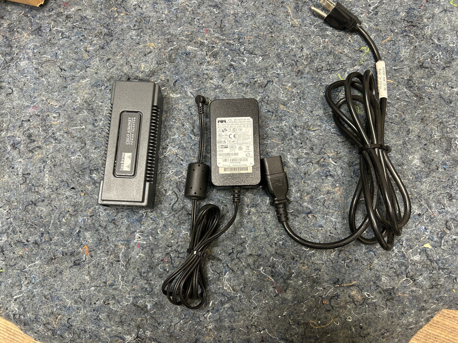 Cisco AIR-PWRINJ3 Aironet Power Injector with PSA18U-480C Power Supply