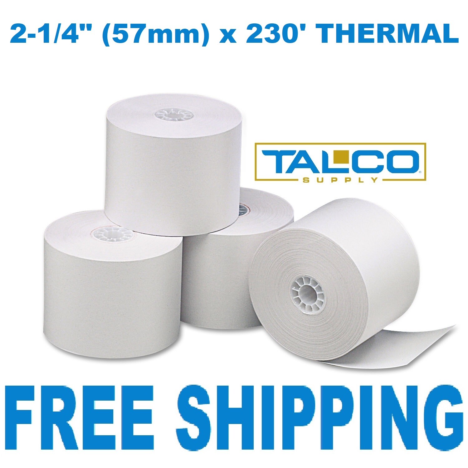 ROYAL ALPHA 583cx (2-1/4" x 230') THERMAL PAPER - 6 ROLLS ~FAST ~