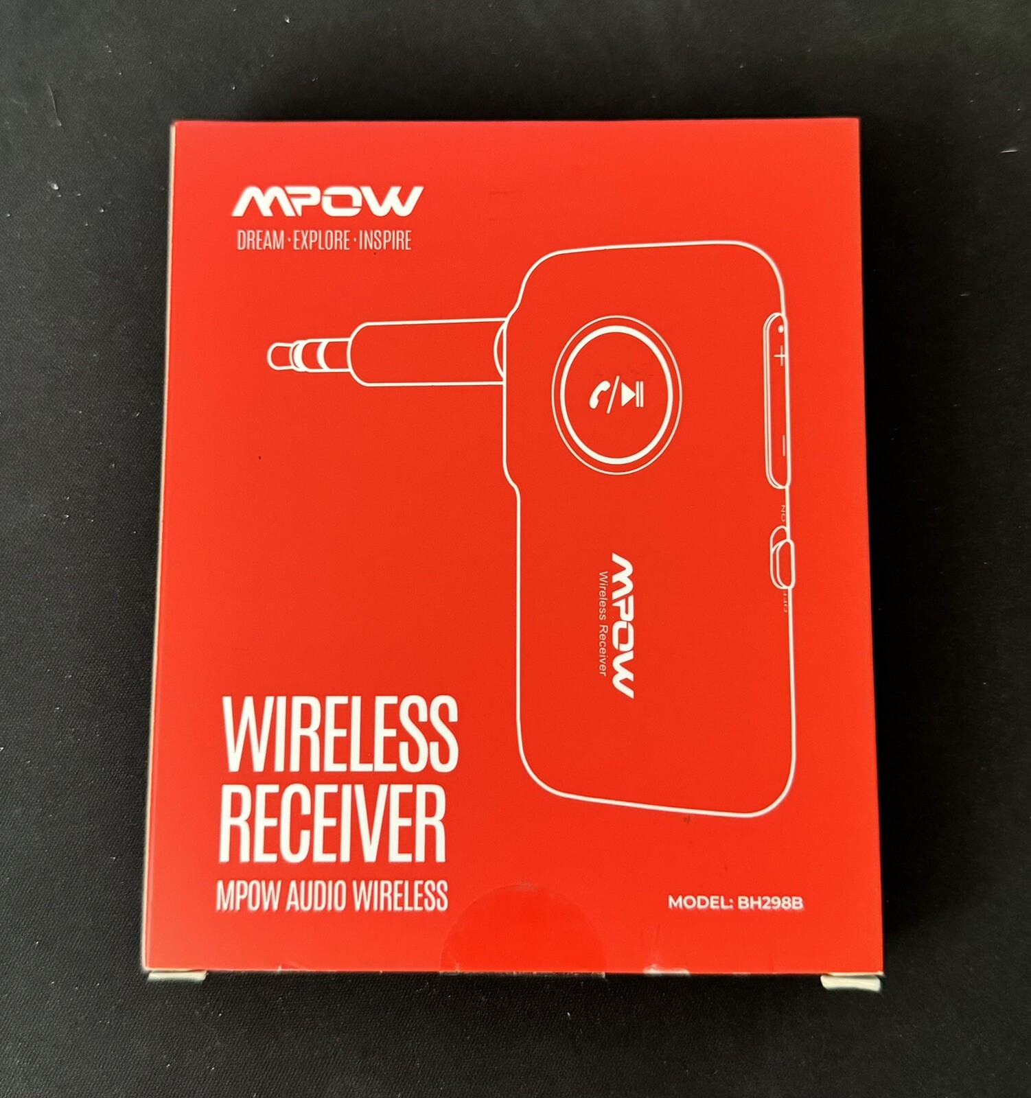 MPOW BH298B Wireless Audio Bluetooth Receiver NEW