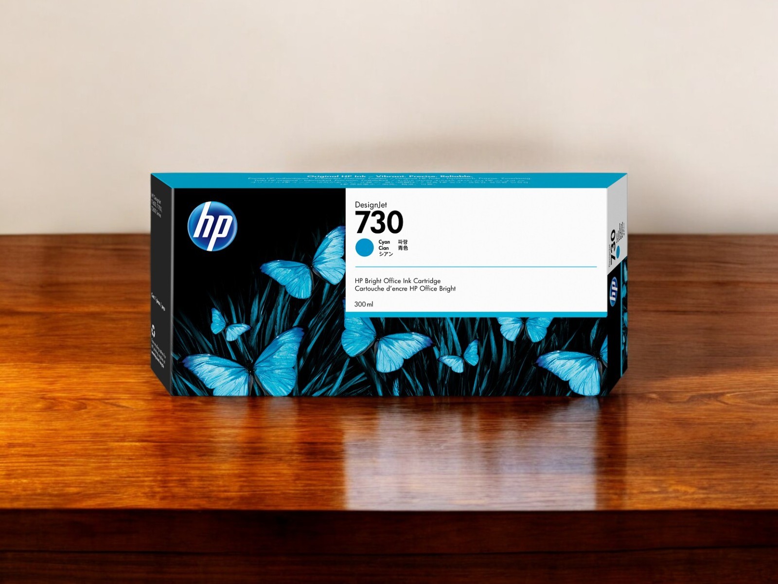 HP 730 Cyan Original DesignJet Ink Cartridge P2V68A