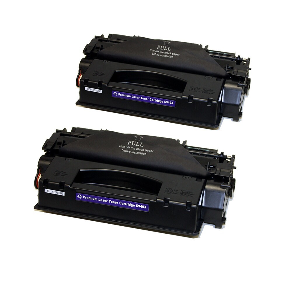 2PK Q5949A/Q7553A Toner For HP49A 53A LaserJet 1320 1320n 1320t 1320tn 3390 3392