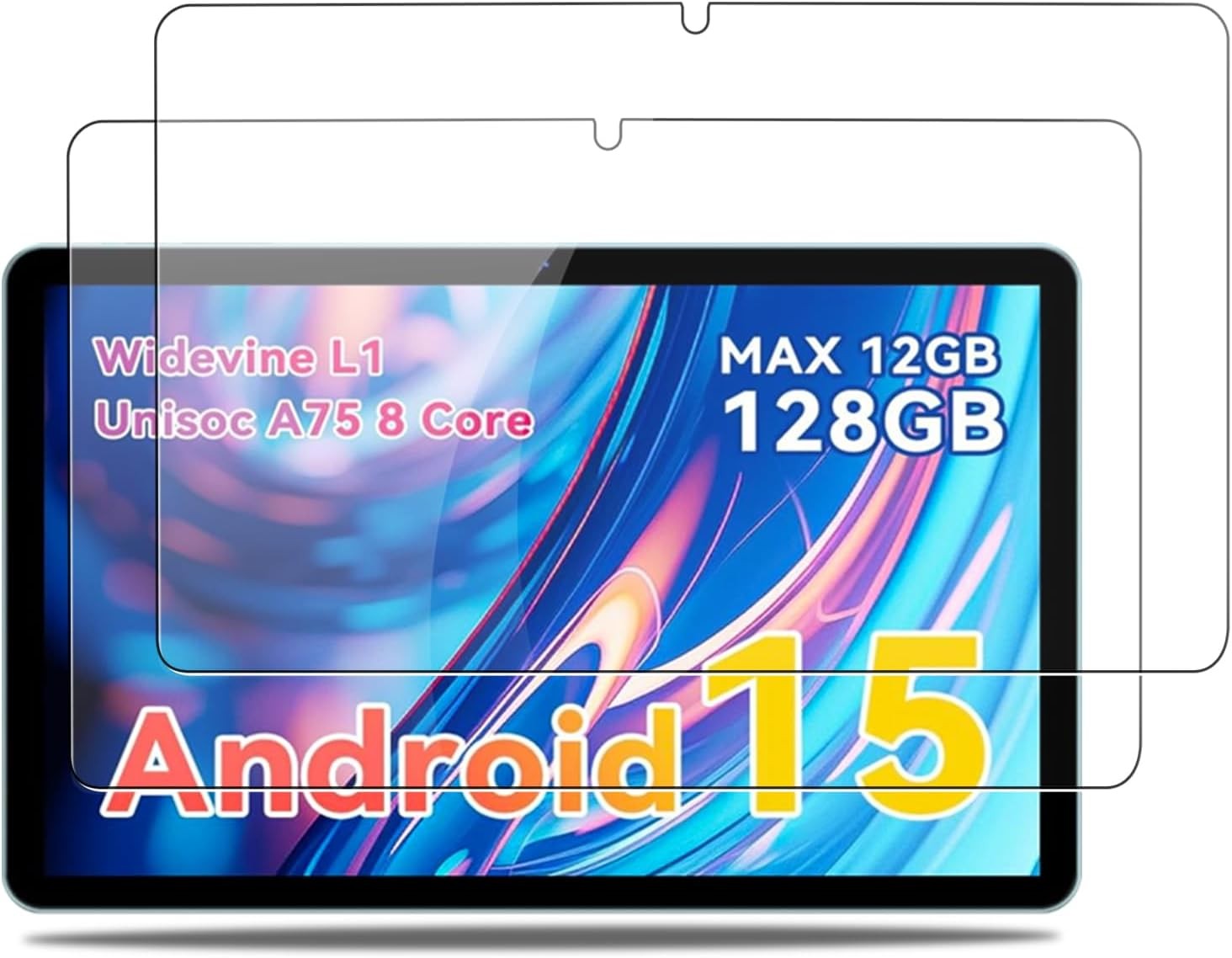 2 Pack HD Tempered Glass Screen Protector for SVITOO P10 Tablet 10.1inch