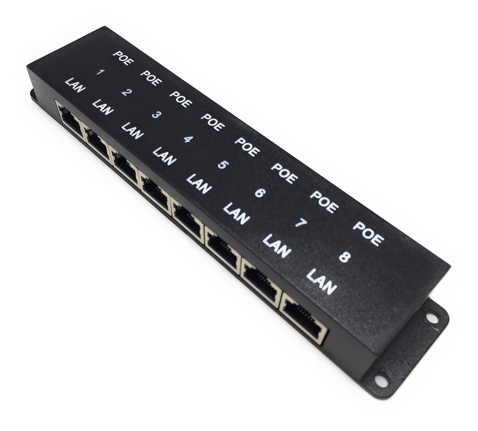 PoE Texas 8-Port Passive PoE Injector, 10/100, No Power Supply WS-POE-8-ENC