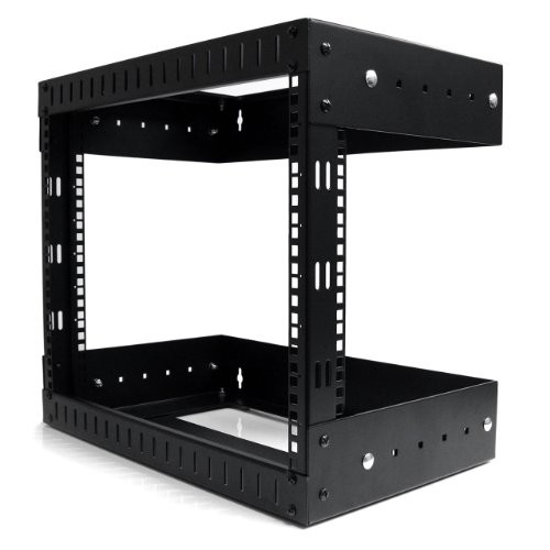 StarTech RK812WALLOA 8U Open Frame Wall Mount Rack - Adjustable Depth