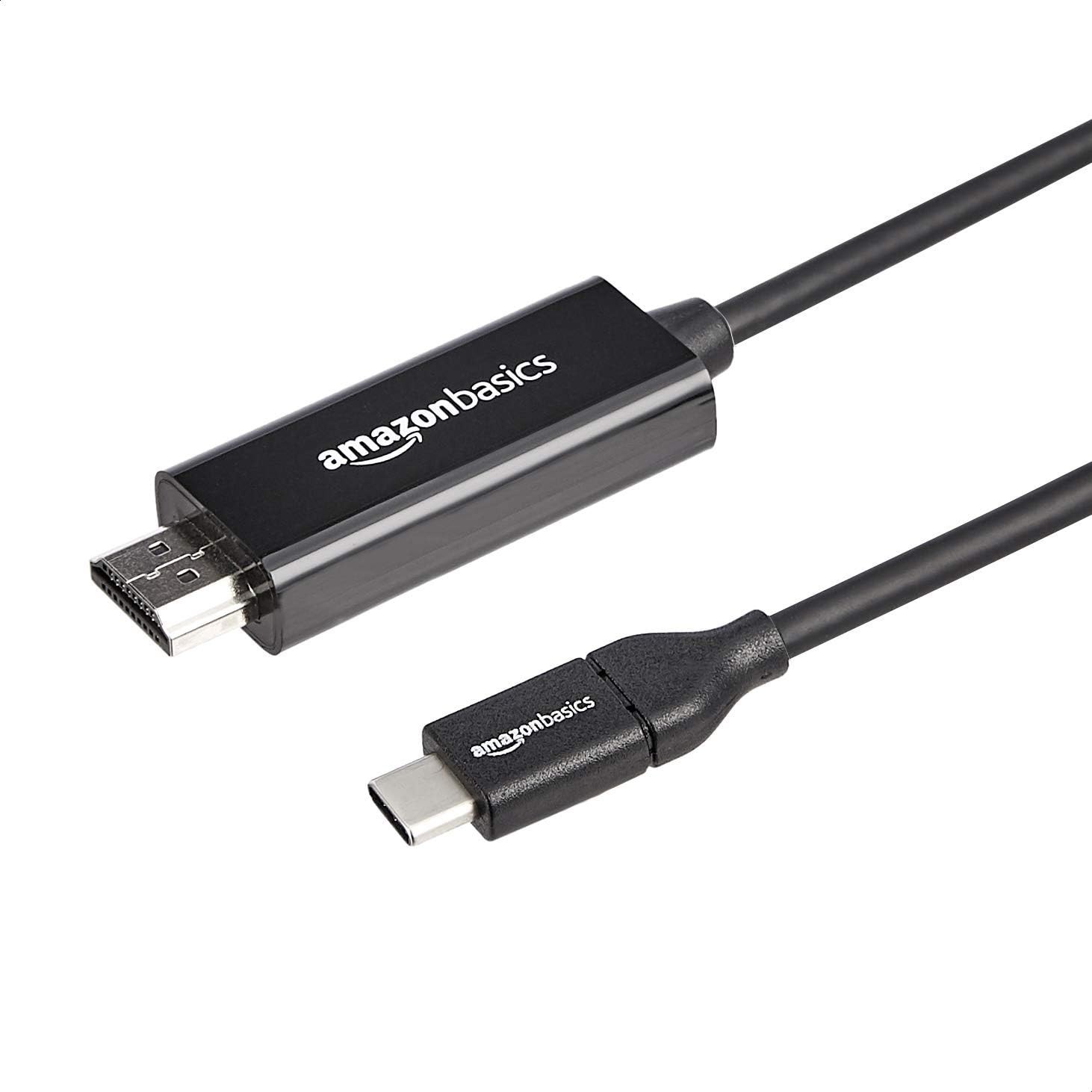 Plug & Play USB-C to HDMI Adapter - 3ft Thunderbolt 3, 4K Resolution Support