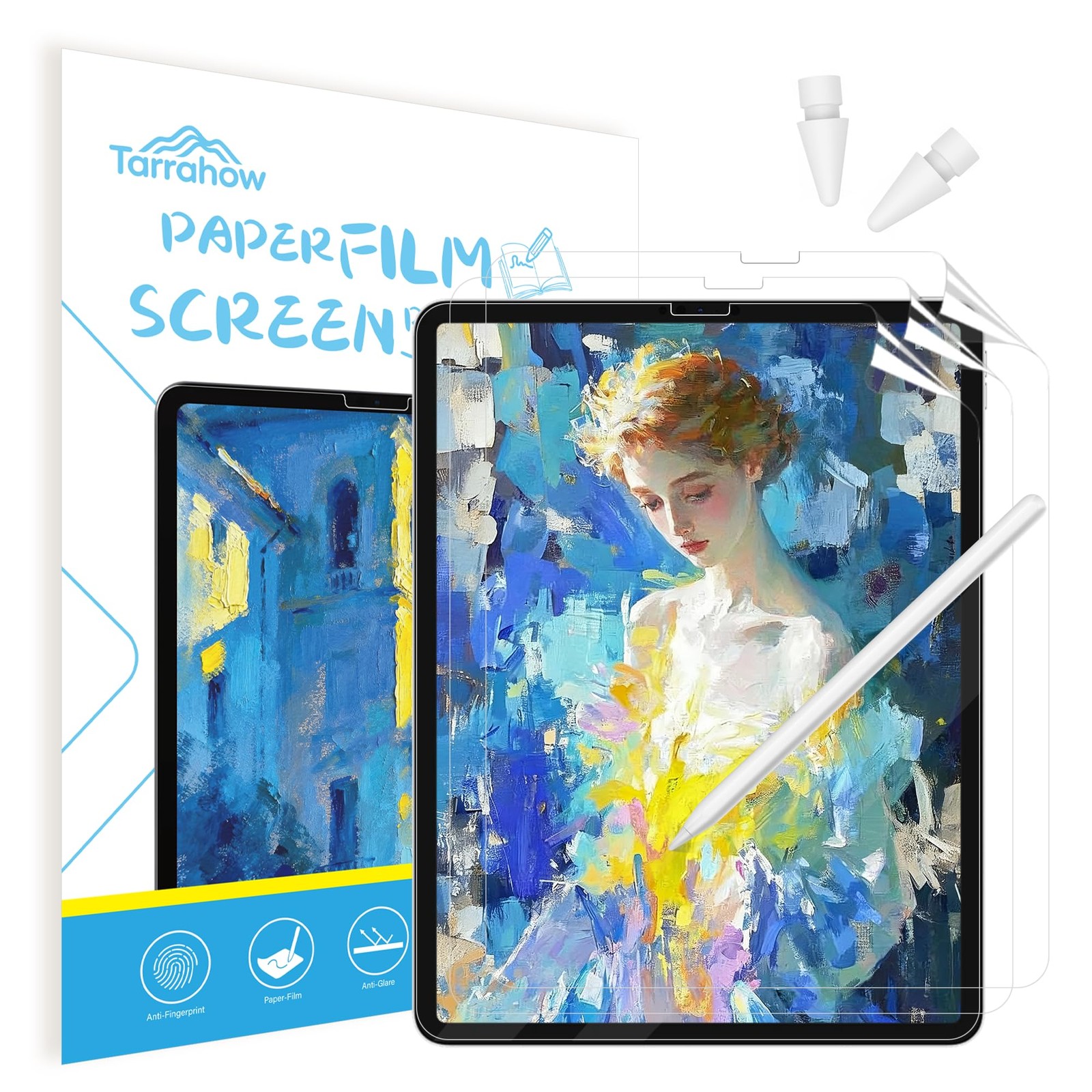 3 Pack Paper Screen Protector for iPad Air 5/4th & iPad Pro 11" 2022-2018