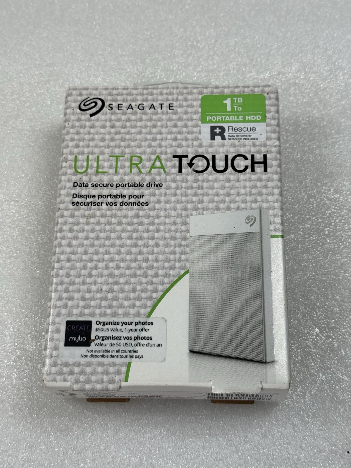 Seagate Ultra Touch 1TB External USB-C/USB 3 Portable Hard Drive STHH1000402