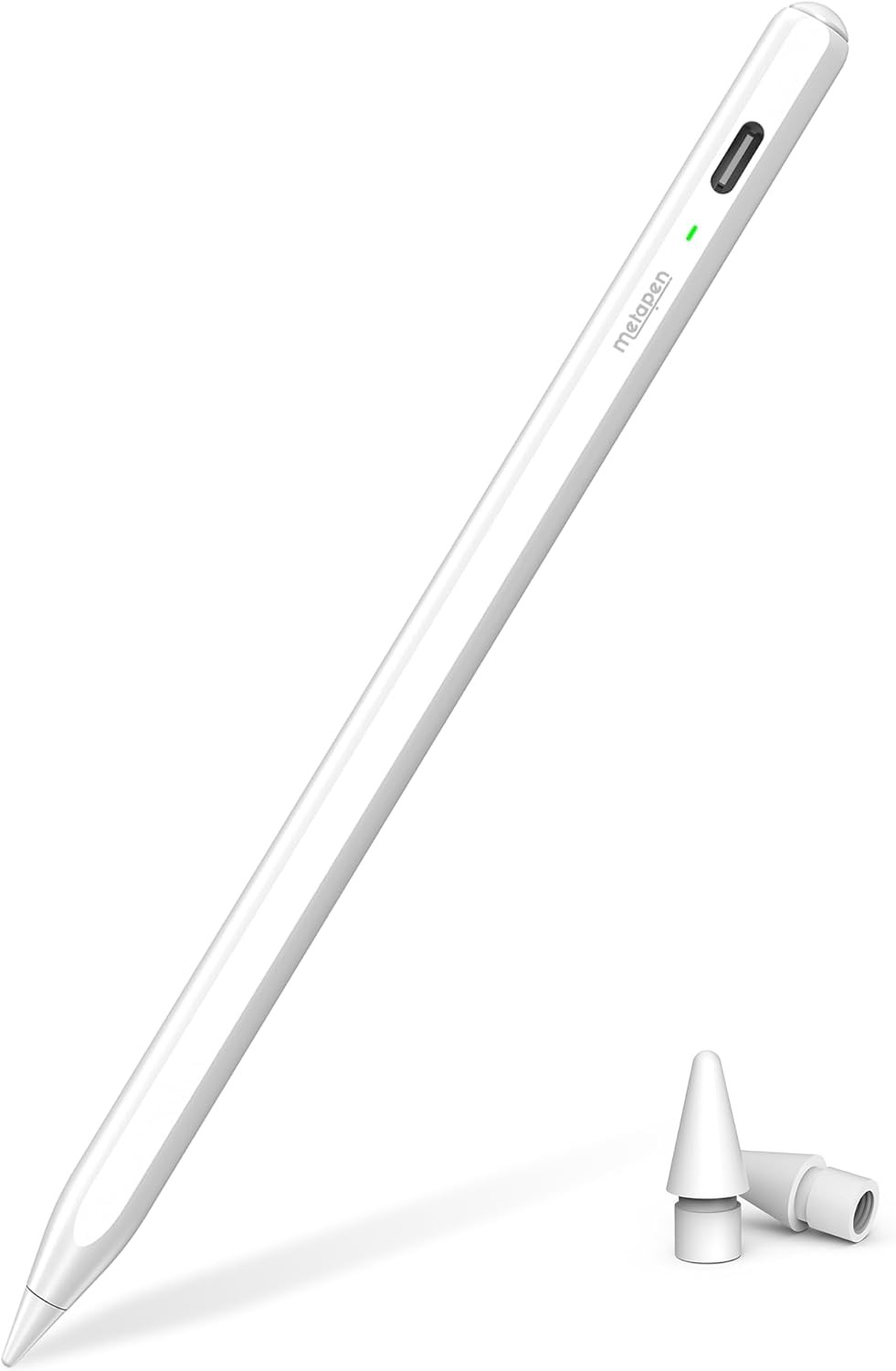 Metapen Pencil Air8 for Apple iPad 2018-2025, 10 Min Faster Charge, Palm