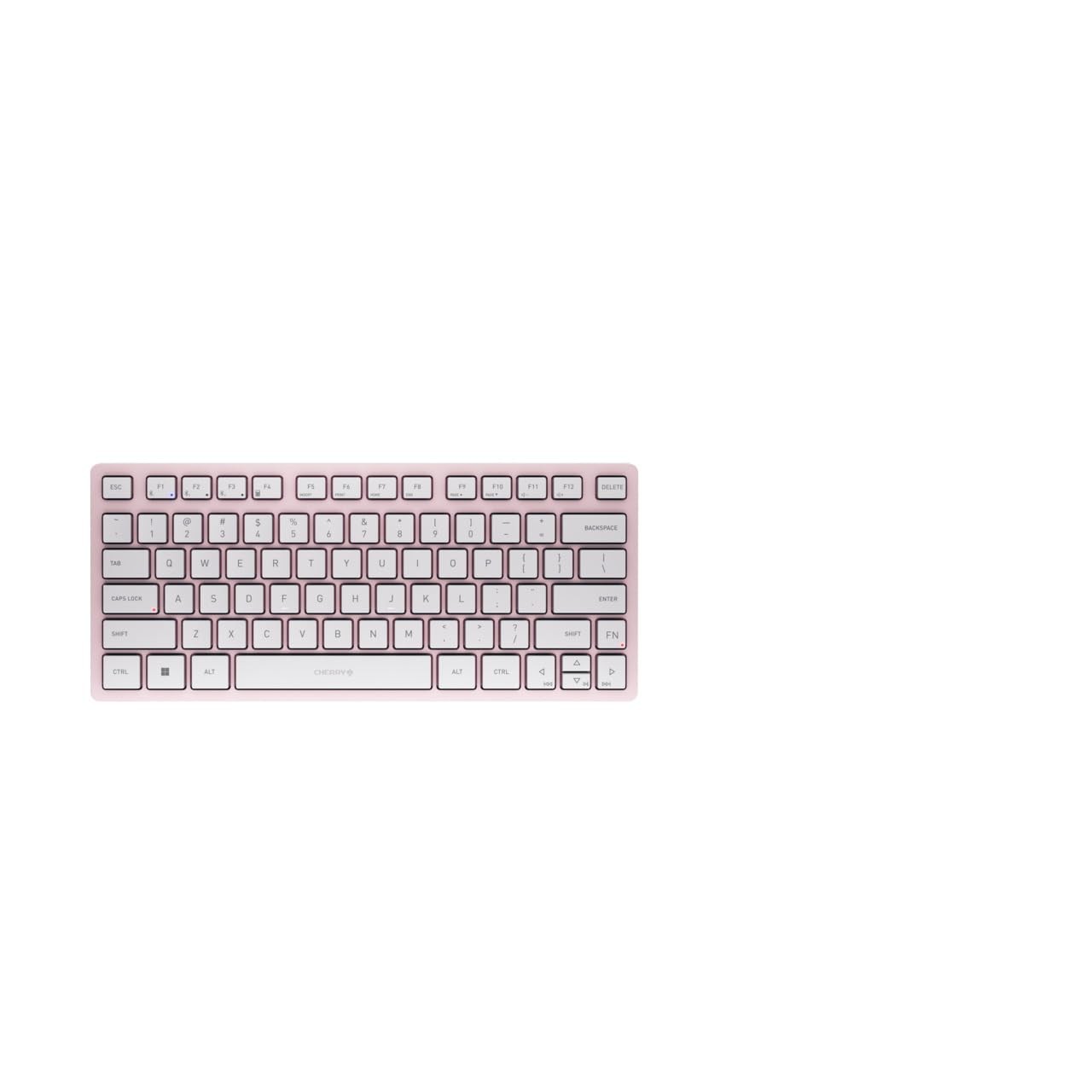 Cherry KW 7100 Mini Multi Device Compact Wireless Keyboard Cherry Blossom