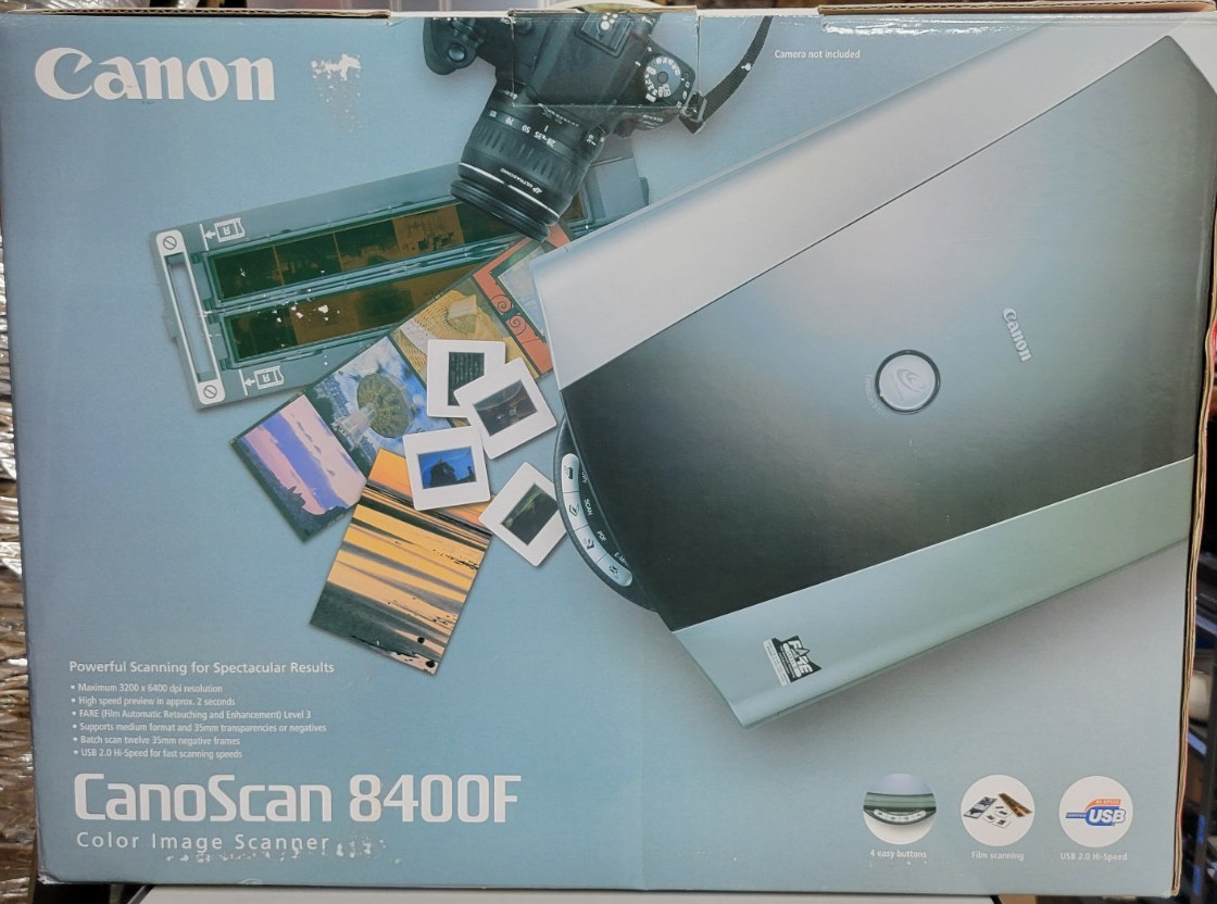 Canon CanoScan 8400F Color Image Scanner- 3200 X 6400 DPI Resolution Hi-Speed