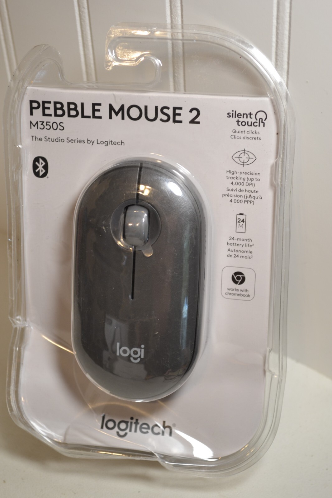 GENUINE Logitech Pebble Mouse 2 M350S (BLACK) 910-007024