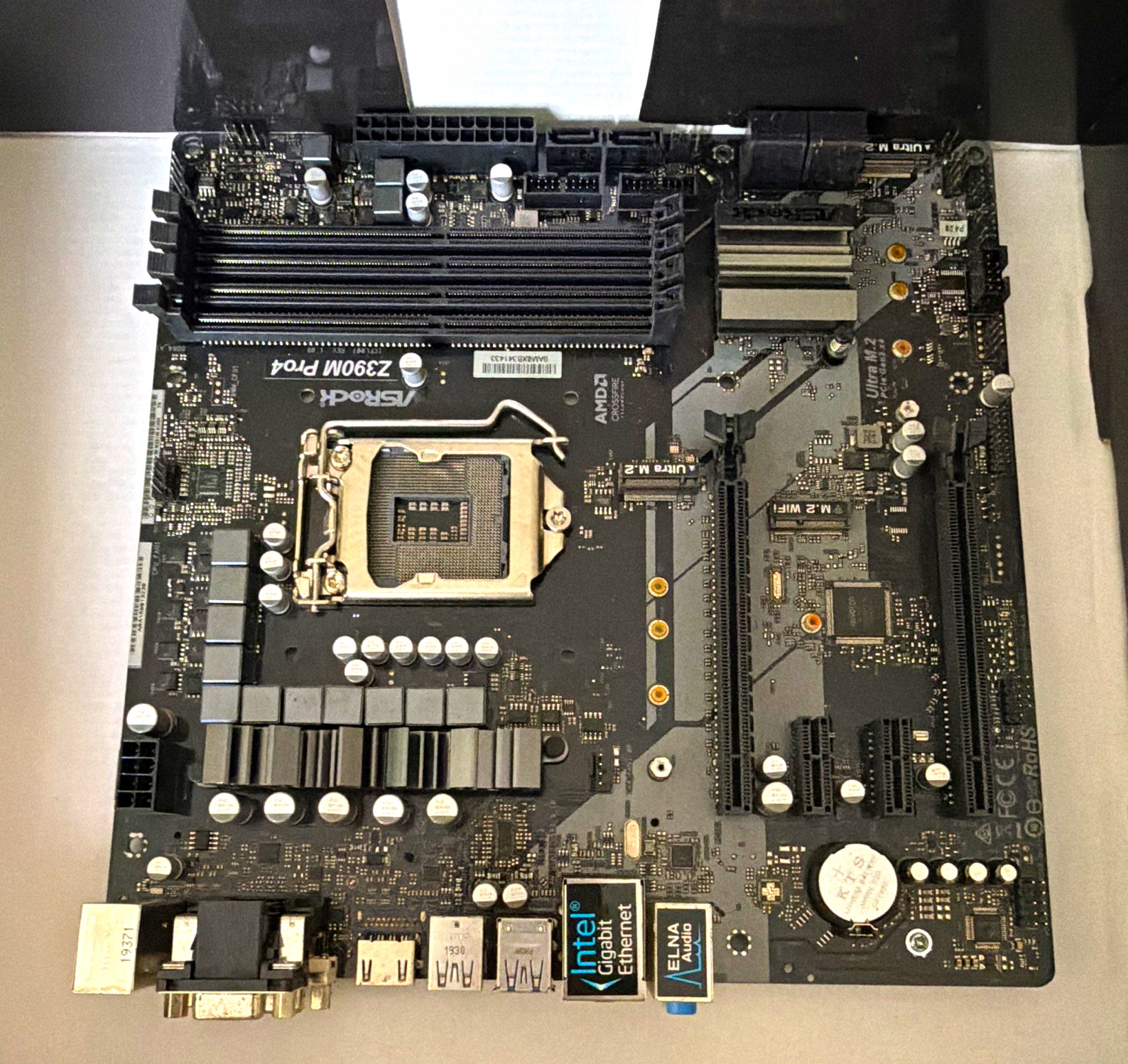 ASRock Z390M Pro4 MicroATX Motherboard LGA1151 Intel DDR4 4 DIMM