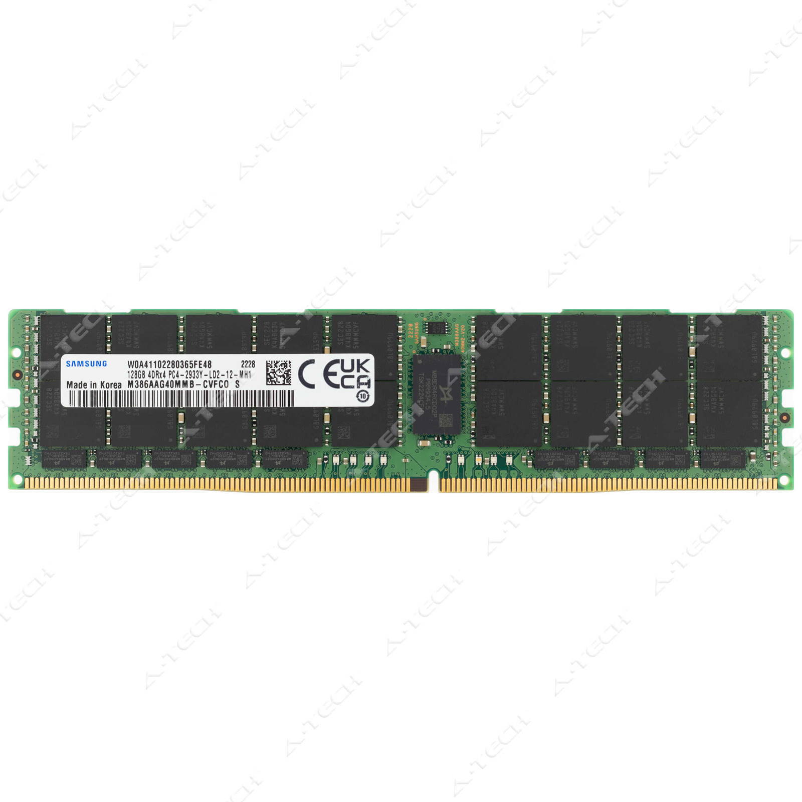 Samsung 128GB DDR4 2933MHz PC4-23400 LRDIMM Server Memory RAM (M386AAG40MMB-CVF)